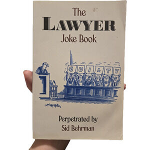 The Lawyer Joke Book Sid Behrman Humor Cartoon Barnes & Noble Comedy Legal Funny